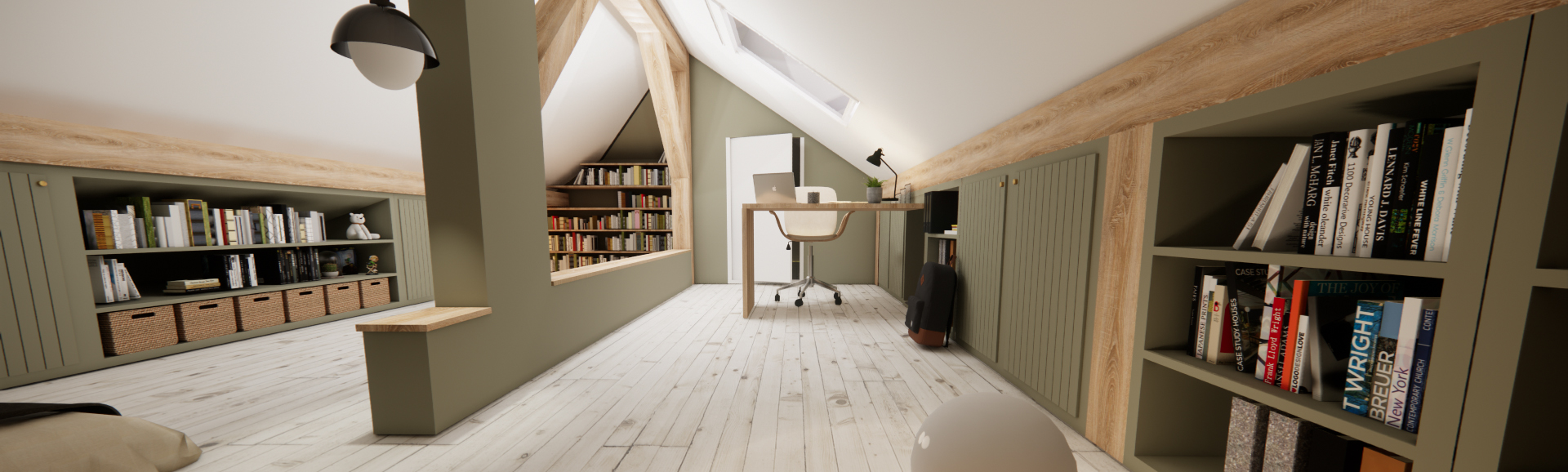 Chambre Alexandre - Projet sur Mons - Rénovation Grenier