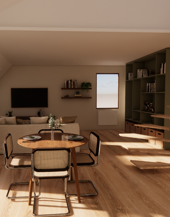 Duplex sur Braine L'alleud - A repensé de manière sobre