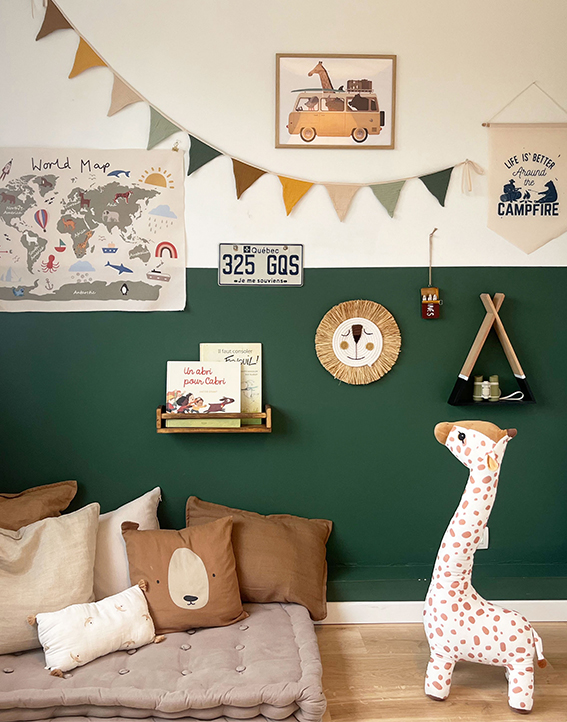 Décoration chambre enfant 5 ans - la chambre de l'explorateur