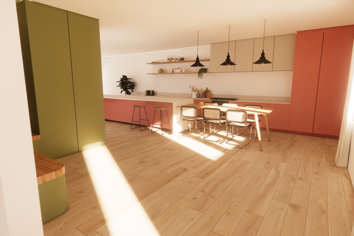 rendu 3d pour vente bien immobilier - travail avec agence immobilière - oapi ) architecture et décoration d"intérieur